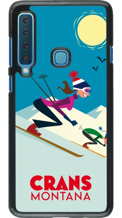 Samsung Galaxy A9 Case Hülle - Crans-Montana Ski Downhill