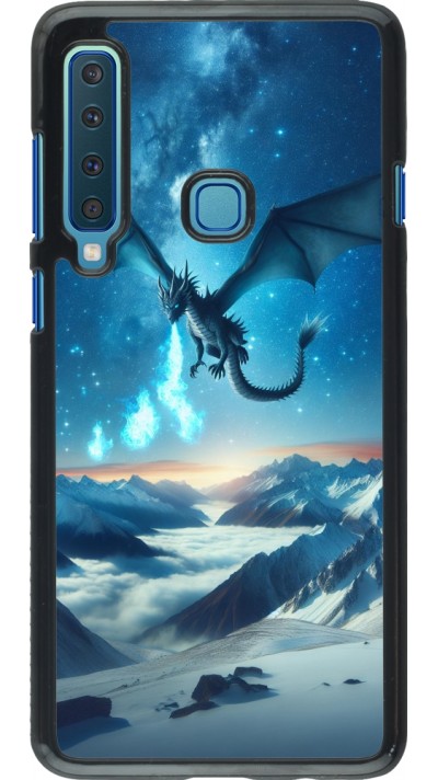 Samsung Galaxy A9 Case Hülle - Drache nächtliche Berg