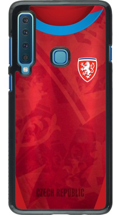 Coque Samsung Galaxy A9 - Maillot de football République Tchèque personnalisable
