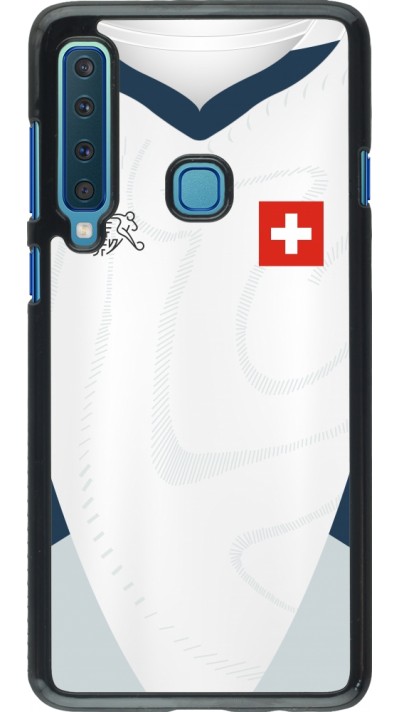 Coque Samsung Galaxy A9 - Maillot de football Suisse Extérieur personnalisable
