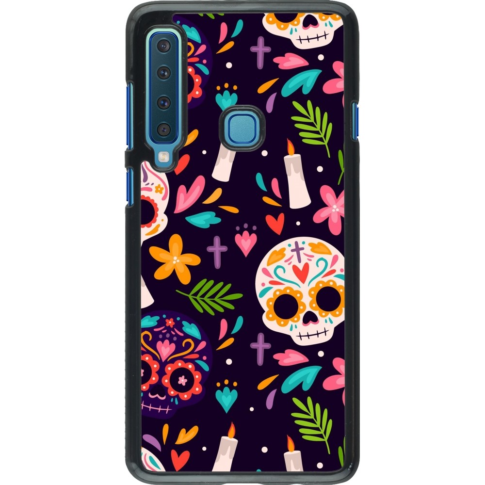 Samsung Galaxy A9 Case Hülle - Halloween 2023 mexican style