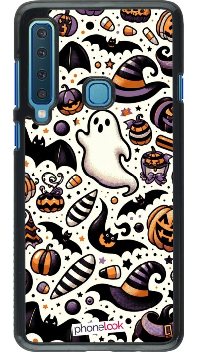 Samsung Galaxy A9 Case Hülle - Halloween 2024 Niedliches Muster