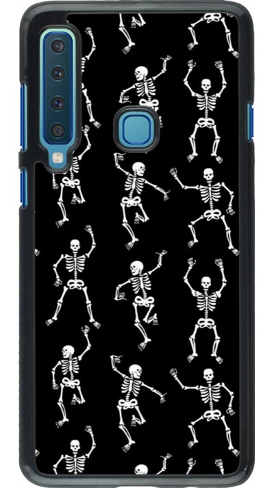 Samsung Galaxy A9 Case Hülle - Halloween 2024 dancing skeleton