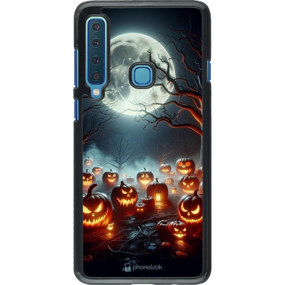 Samsung Galaxy A9 Case Hülle - Halloween 2024 Viele Kuerbisse