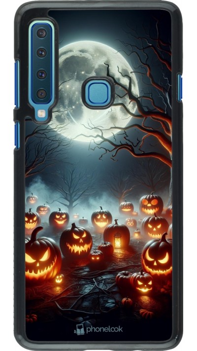 Samsung Galaxy A9 Case Hülle - Halloween 2024 Viele Kuerbisse