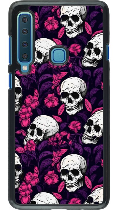 Samsung Galaxy A9 Case Hülle - Halloween 2024 romantic skulls