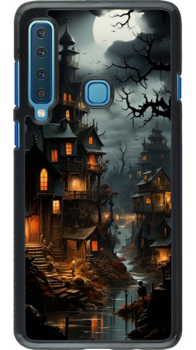 Samsung Galaxy A9 Case Hülle - Halloween 2024 scary town