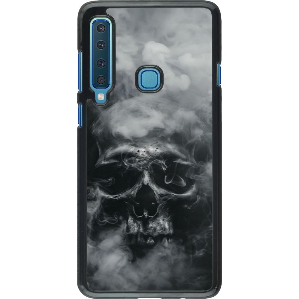 Samsung Galaxy A9 Case Hülle - Halloween 2024 smoky skull