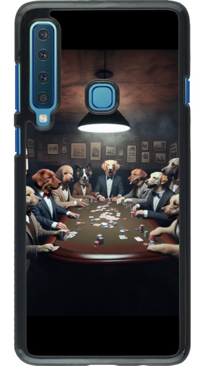 Samsung Galaxy A9 Case Hülle - Die Pokerhunde