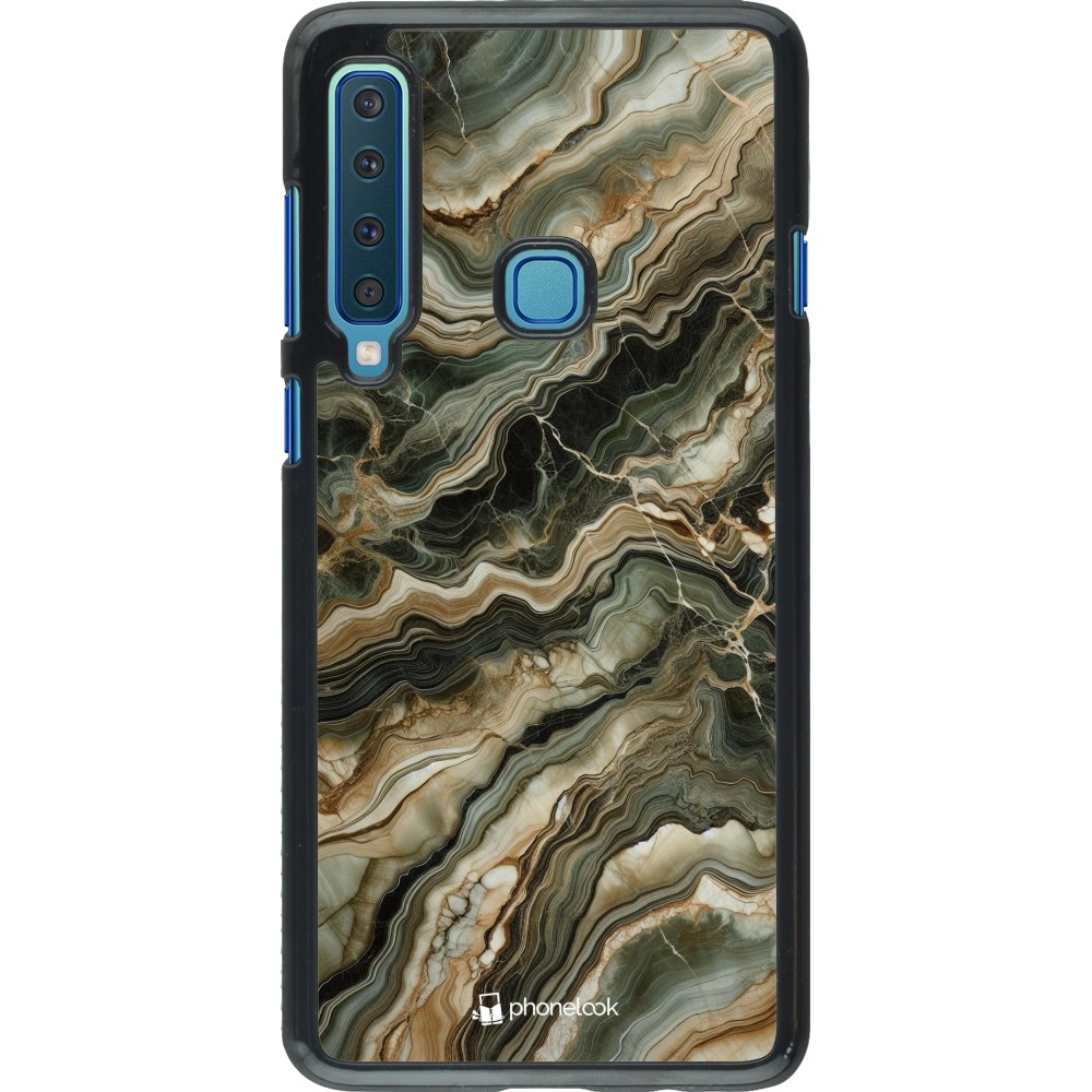 Samsung Galaxy A9 Case Hülle - Oliv Marmor