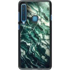 Samsung Galaxy A9 Case Hülle - Majestätischer grüner Marmor