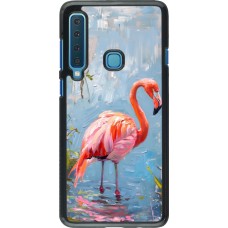 Samsung Galaxy A9 Case Hülle - Paint Flamingo