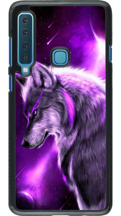 Hülle Samsung Galaxy A9 - Purple Sky Wolf