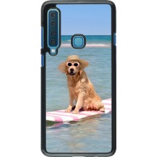 Samsung Galaxy A9 Case Hülle - Summer Dog on Paddle