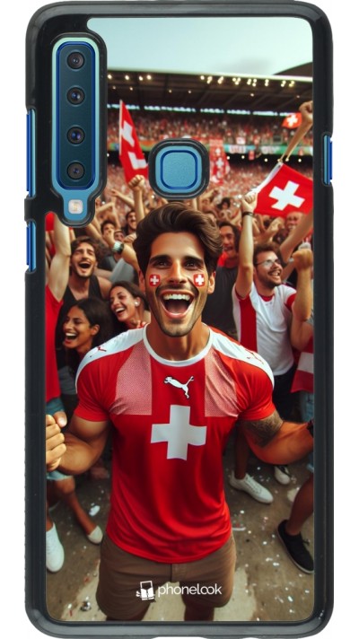 Coque Samsung Galaxy A9 - Supporter Suisse Euro 2024