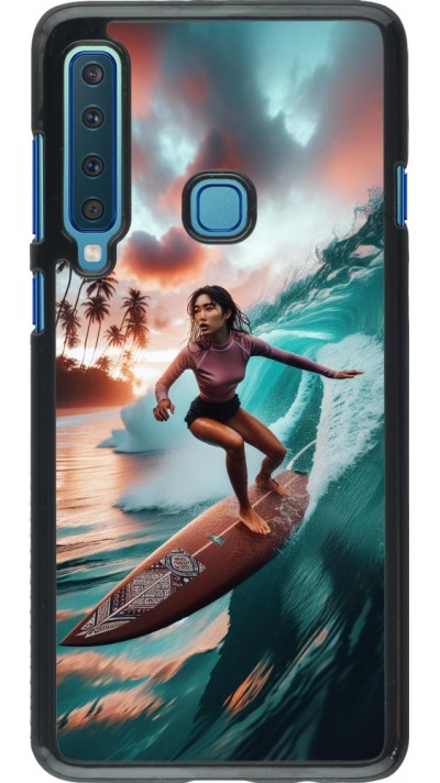 Samsung Galaxy A9 Case Hülle - Surferin aus Bali