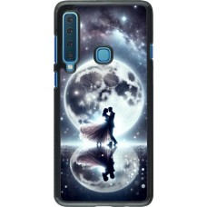 Samsung Galaxy A9 Case Hülle - Valentin 2024 Liebe unter dem Mond