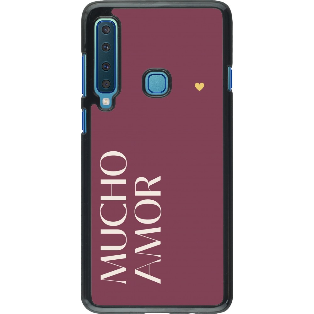 Samsung Galaxy A9 Case Hülle - Valentine 2024 mucho amor rosado