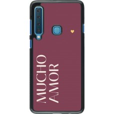 Samsung Galaxy A9 Case Hülle - Valentine 2024 mucho amor rosado