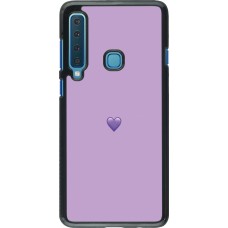 Samsung Galaxy A9 Case Hülle - Valentine 2023 purpule single heart