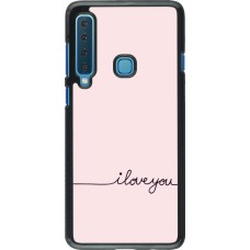 Samsung Galaxy A9 Case Hülle - Valentine 2023 i love you writing