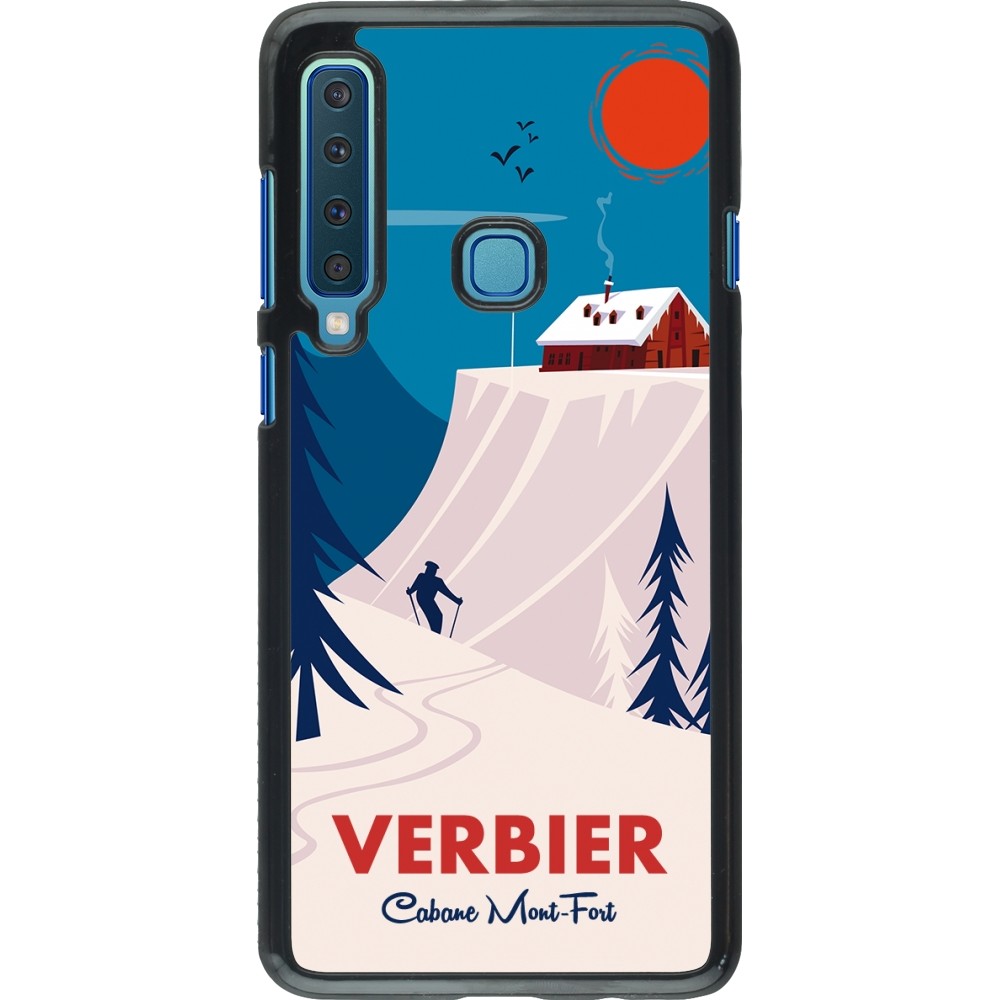 Samsung Galaxy A9 Case Hülle - Verbier Cabane Mont-Fort