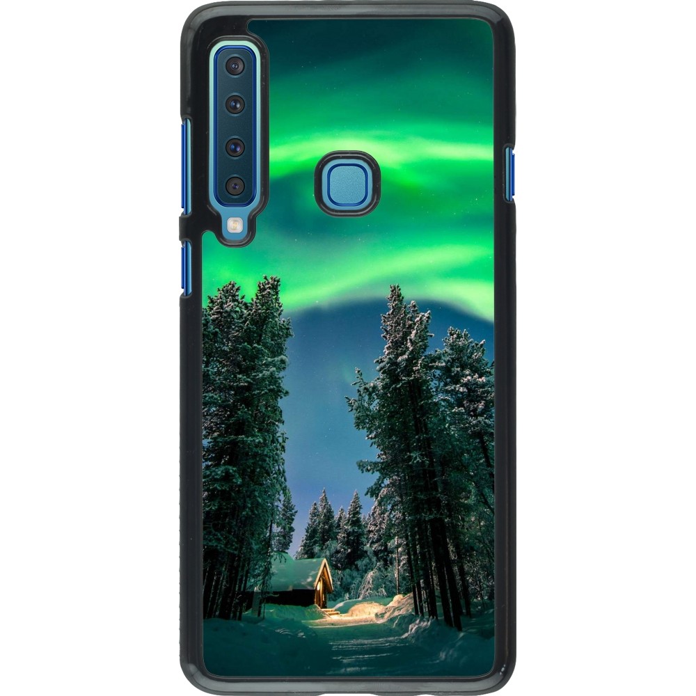 Samsung Galaxy A9 Case Hülle - Winter 22 Northern Lights