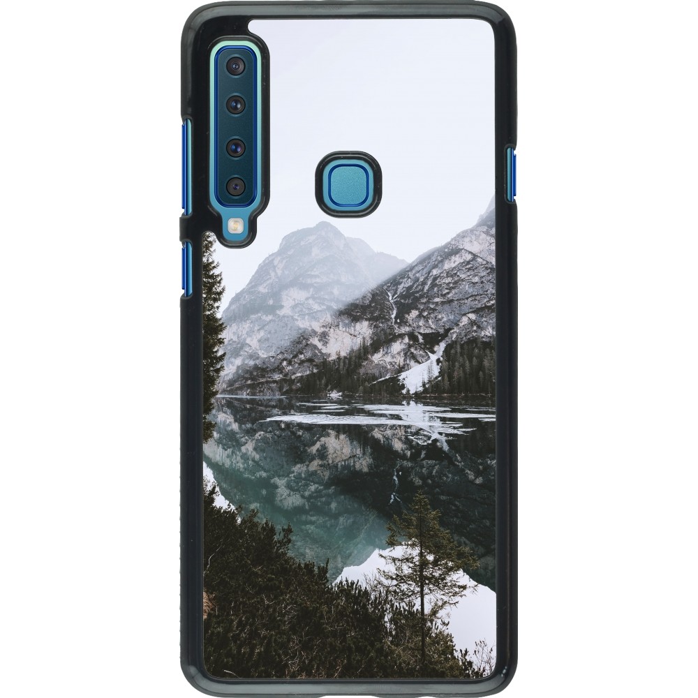 Samsung Galaxy A9 Case Hülle - Winter 22 snowy mountain and lake