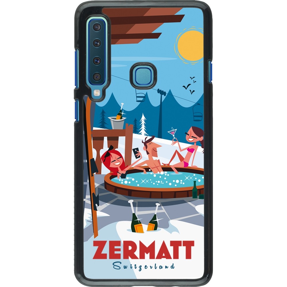 Samsung Galaxy A9 Case Hülle - Zermatt Mountain Jacuzzi