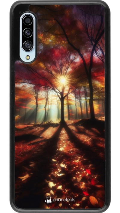 Samsung Galaxy A90 5G Case Hülle - Herbstlicher goldener Glanz