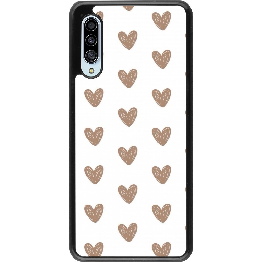 Samsung Galaxy A90 5G Case Hülle - Autumn 2024 brown hearts