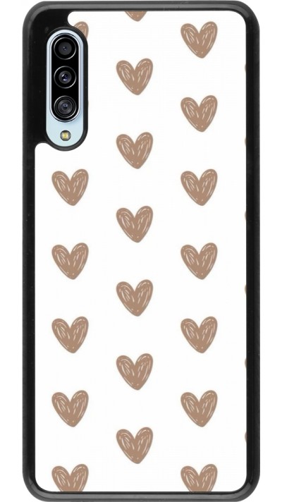 Samsung Galaxy A90 5G Case Hülle - Autumn 2024 brown hearts