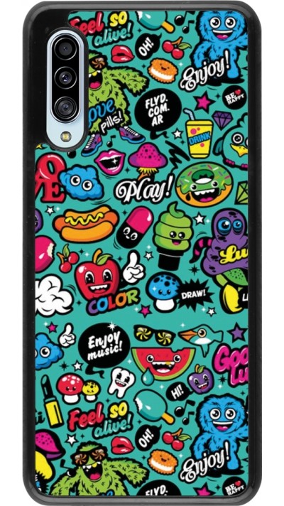 Samsung Galaxy A90 5G Case Hülle - Cartoons old school