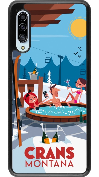 Samsung Galaxy A90 5G Case Hülle - Crans-Montana Mountain Jacuzzi