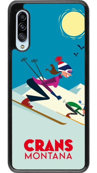 Samsung Galaxy A90 5G Case Hülle - Crans-Montana Ski Downhill