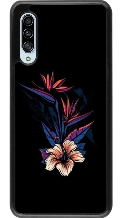 Hülle Samsung Galaxy A90 5G - Dark Flowers