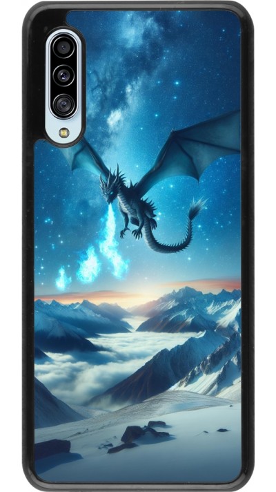 Samsung Galaxy A90 5G Case Hülle - Drache nächtliche Berg