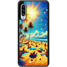 Samsung Galaxy A90 5G Case Hülle - Sommer Paradies Farbe