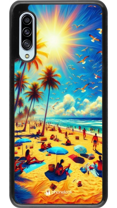 Samsung Galaxy A90 5G Case Hülle - Sommer Paradies Farbe