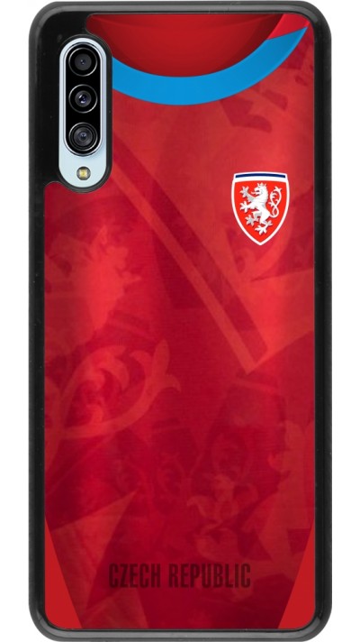 Coque Samsung Galaxy A90 5G - Maillot de football République Tchèque personnalisable