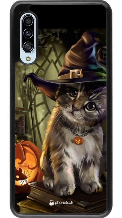 Hülle Samsung Galaxy A90 5G - Halloween 21 Witch cat