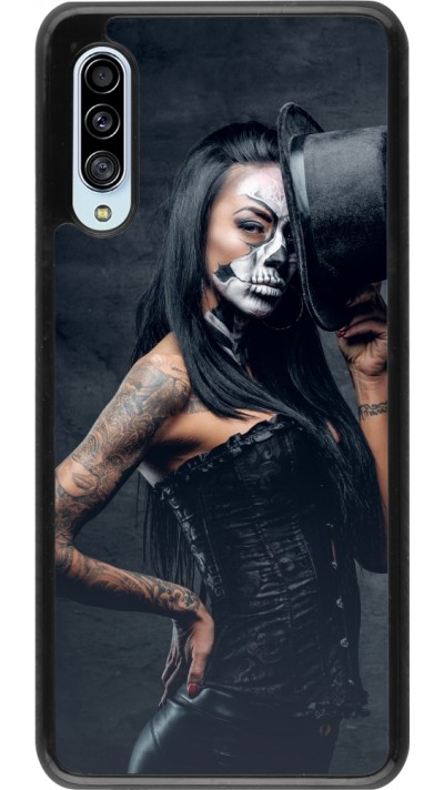 Samsung Galaxy A90 5G Case Hülle - Halloween 22 Tattooed Girl