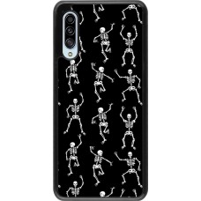 Samsung Galaxy A90 5G Case Hülle - Halloween 2024 dancing skeleton