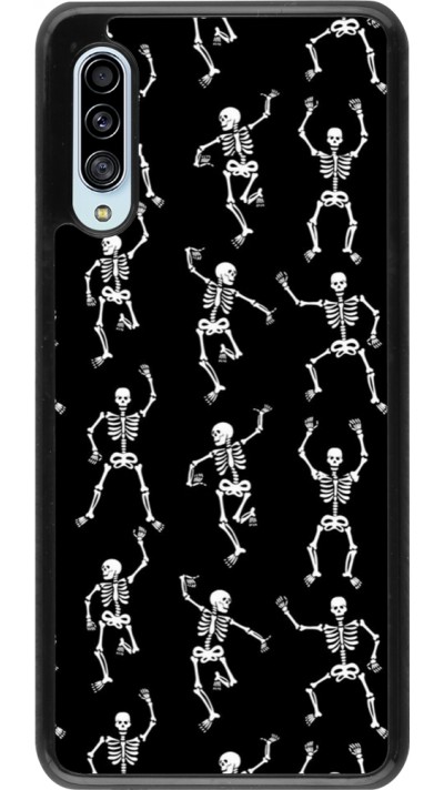 Samsung Galaxy A90 5G Case Hülle - Halloween 2024 dancing skeleton