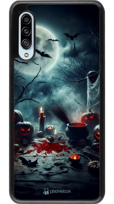 Samsung Galaxy A90 5G Case Hülle - Halloween 2024 Dunkler Mond