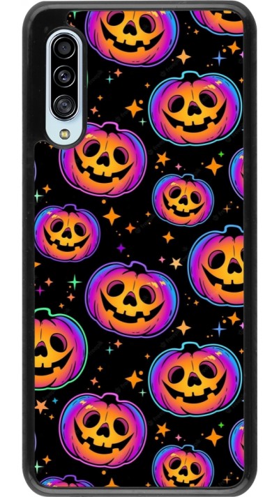 Samsung Galaxy A90 5G Case Hülle - Halloween 2024 rainbow pumpkins