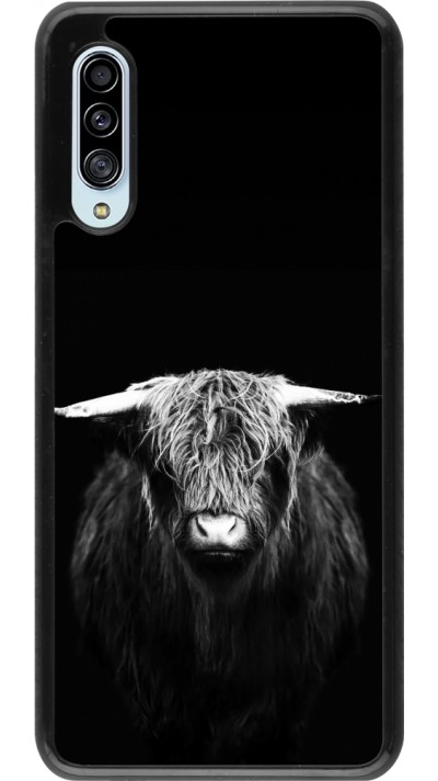 Samsung Galaxy A90 5G Case Hülle - Highland calf black