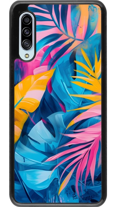 Samsung Galaxy A90 5G Case Hülle - Palms Blue