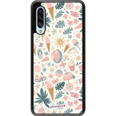 Samsung Galaxy A90 5G Case Hülle - Sommer Pink Muster