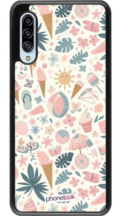 Samsung Galaxy A90 5G Case Hülle - Sommer Pink Muster